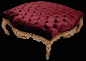 Mirabili Стеганый пуф с квадратной подкладкой из бархата Mirabili arte d'abitare