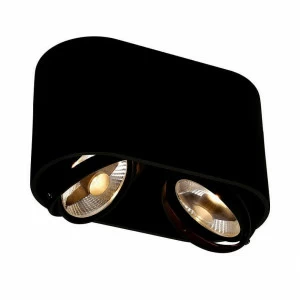 Потолочный светильник черный SLV Kardamod Round Double 117180 SLV ДИЗАЙНЕРСКИЕ 00-3890363 Черный