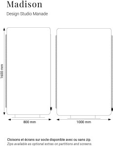 Отдельно стоящий мобильный офис перегородка