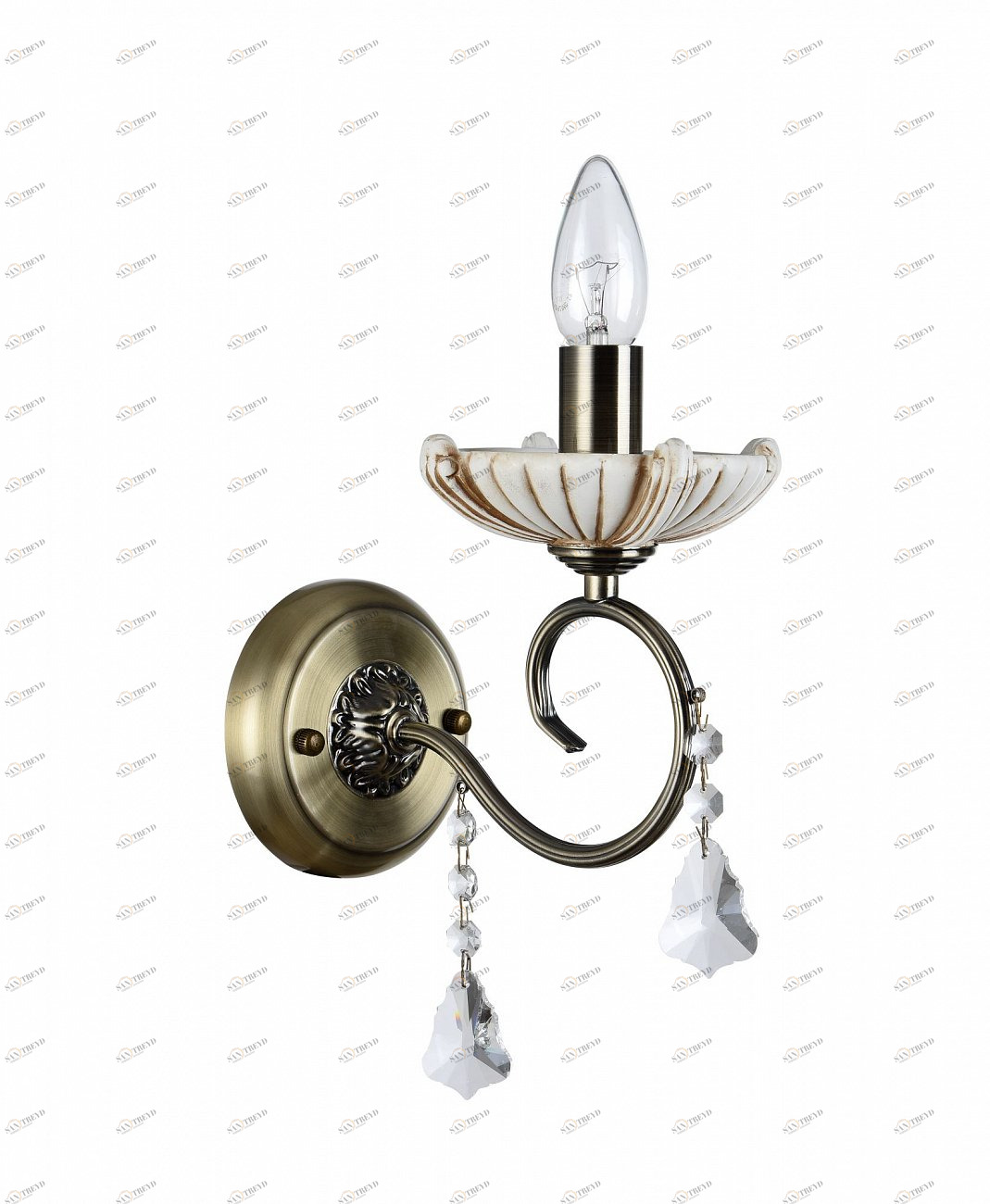 Бра настенное бронзовое Shell FR2014-WL-01-BZ FREYA CLASSIC 00-3957489 Бронза