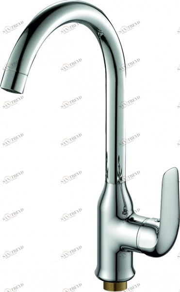 Смеситель для кухни Rush Fiji FI1835-23 с поворотным изливом, хром 115236