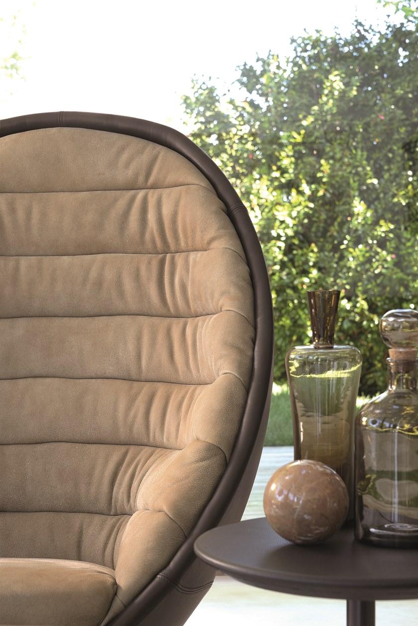 i 4 Mariani Вращающееся кресло с кожаной обивкой sun-id-1465131 - Вид №7