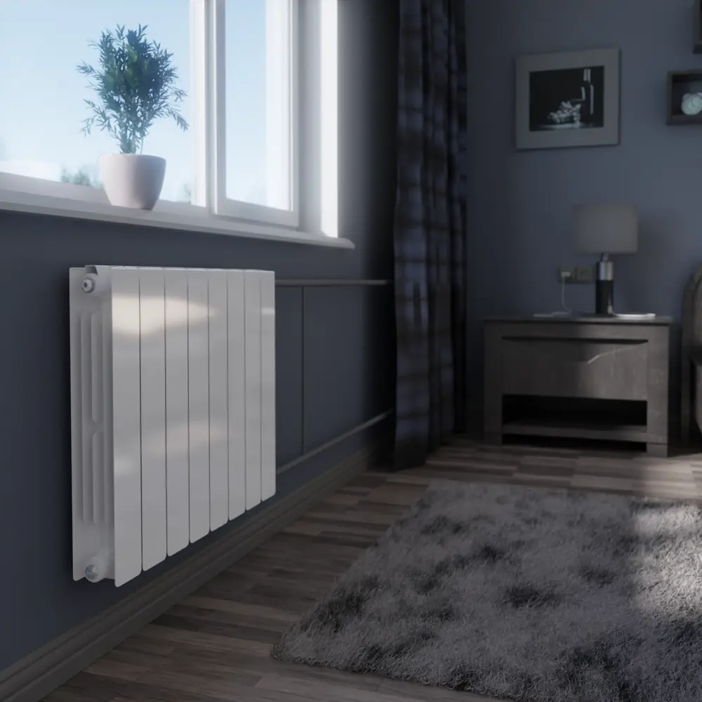 Equation Bimetal: Двухсторонний биметаллический радиатор с нижним подключением 89107529 STLM-0078486 - Вид №5