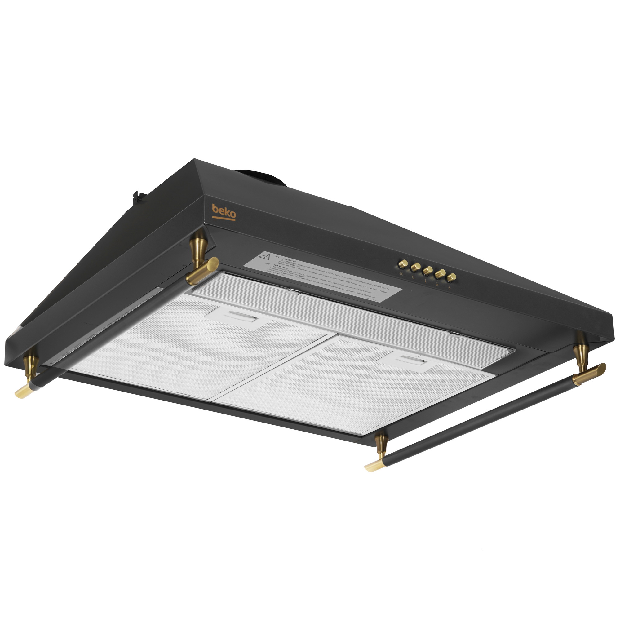 8169324 Вытяжка каминная Beko CWB6410AR черный/золотистый STDN-0070042