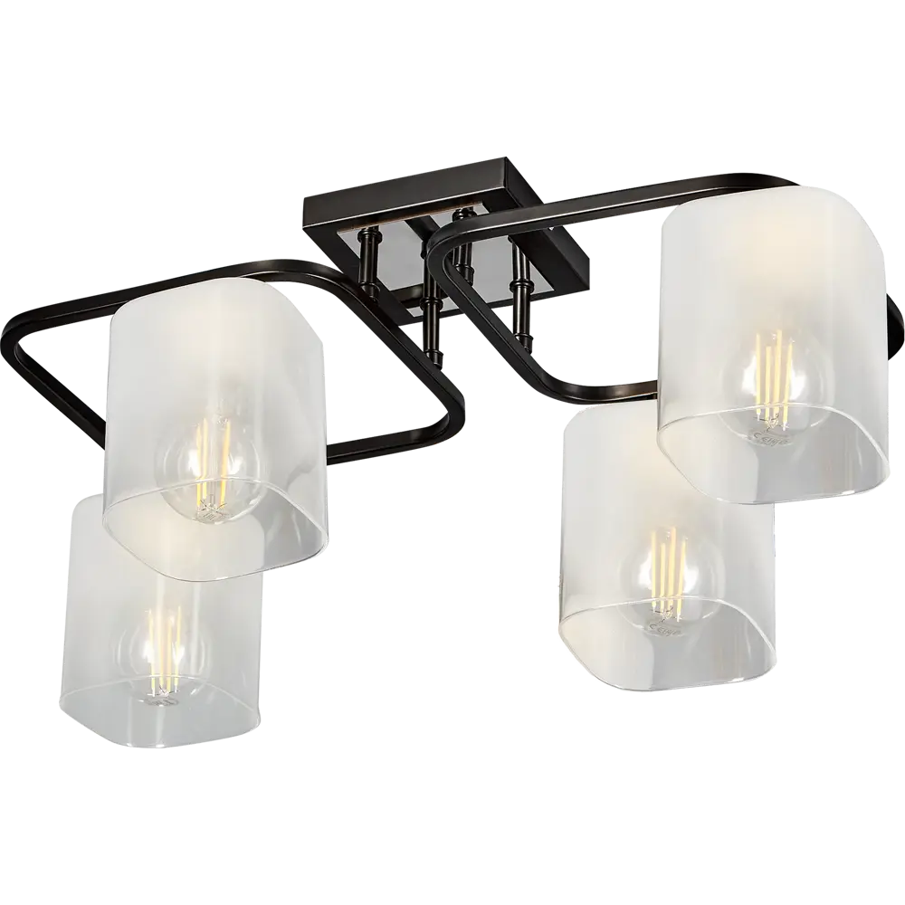 Люстра потолочная Stile 9160-4 4 лампы SCHAFFNER STLM-2123872 - Вид №2