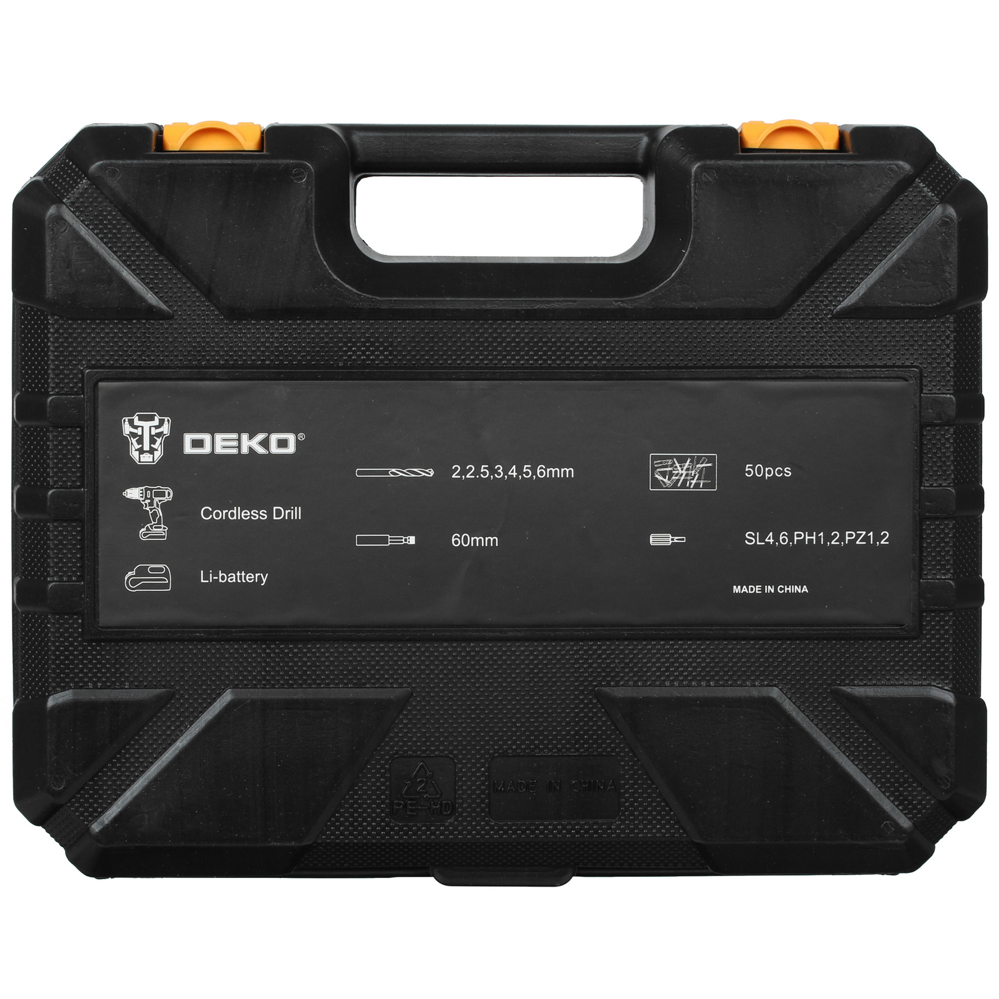 Дрель-шуруповерт DEKO DKCD20 Black Edition SET 3 063-4050 MAX 20V 5343163 STDN-0136479 - Вид №6