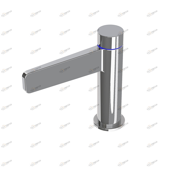 Цифровой смеситель для раковины с разъемами 1/2 ". Без слива. Предохранительный стопор. Резервный аккумулятор. Его необходимо подключить. Плоский аэратор. Включает трансформатор 100-240 В, выход 50/60 Гц, 9,0 В. внешний миксер 85x75x55мм.  Pure line NOKEN 100181000