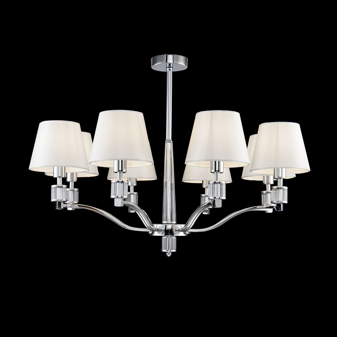 Люстра подвесная белая Clarissa 08CH FREYA ДИЗАЙНЕРСКИЕ, MODERN 00-3956369 Белый  - Вид №1