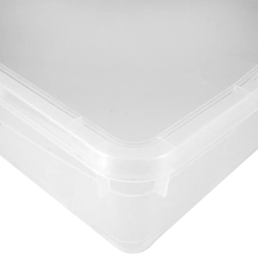 Santreyd Кристалл - прозрачный пластиковый ящик с крышкой 9 л 11902616 Clear STLM-0001603 - Вид №3