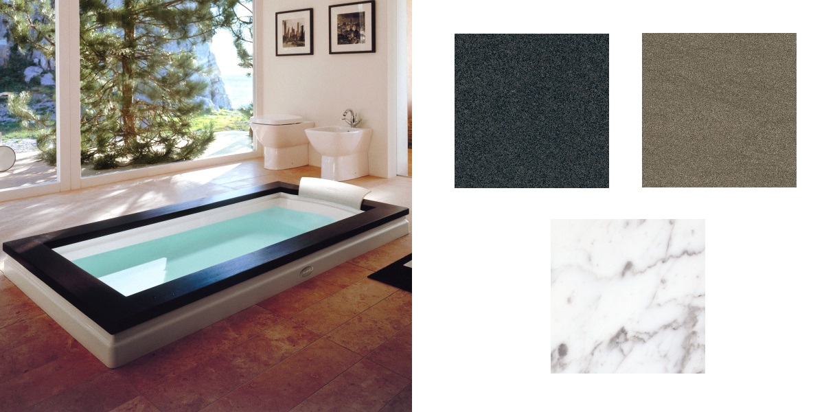 Ванна встроенная без гидромассажа Aura Uno Design 9450-115 Dx Jacuzzi 9450115DX - Вид №1