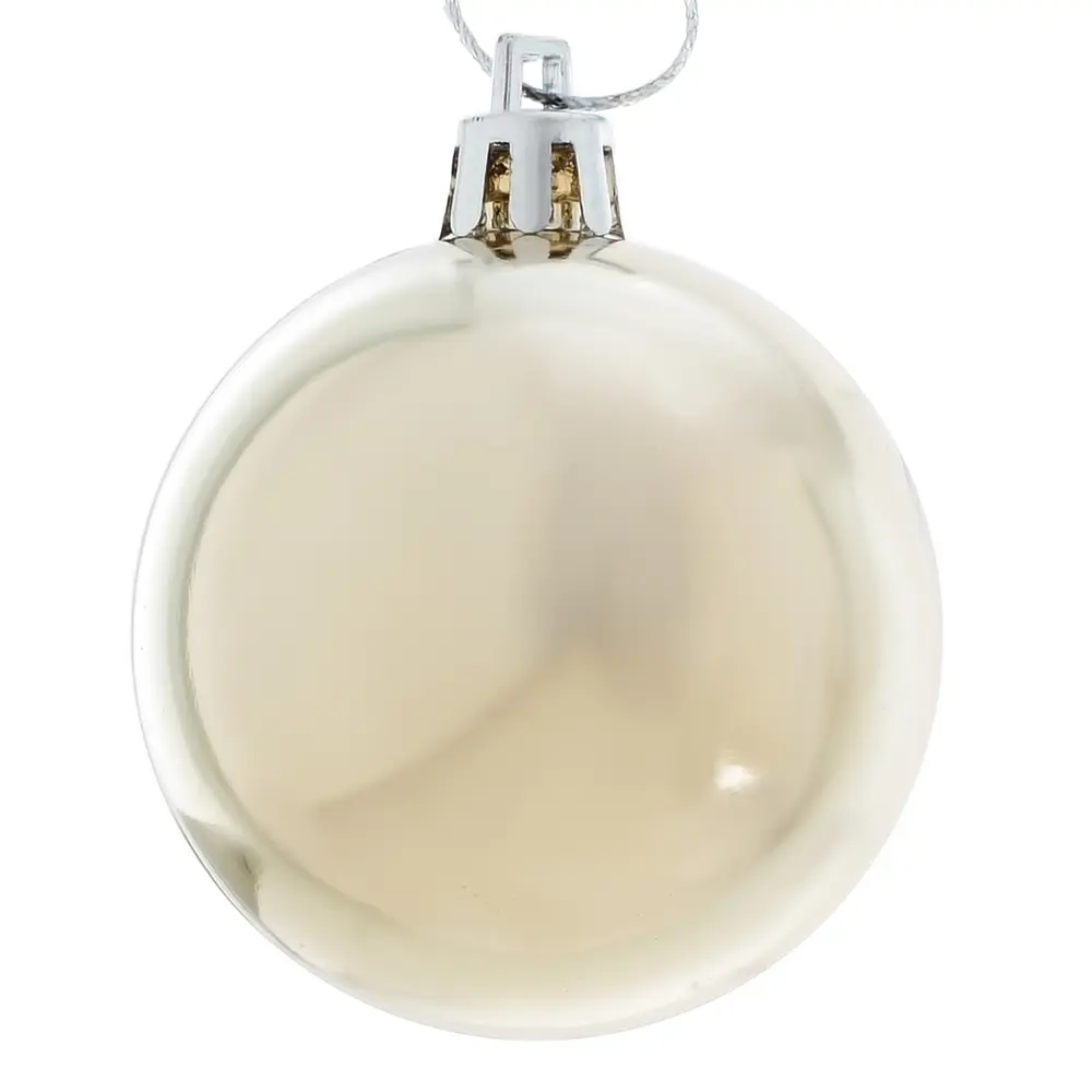 17876341 Набор ёлочных шаров, 5 см, 12 шт, в тубе, цвет шампань STLM-0955838 Santreyd  - Вид №1