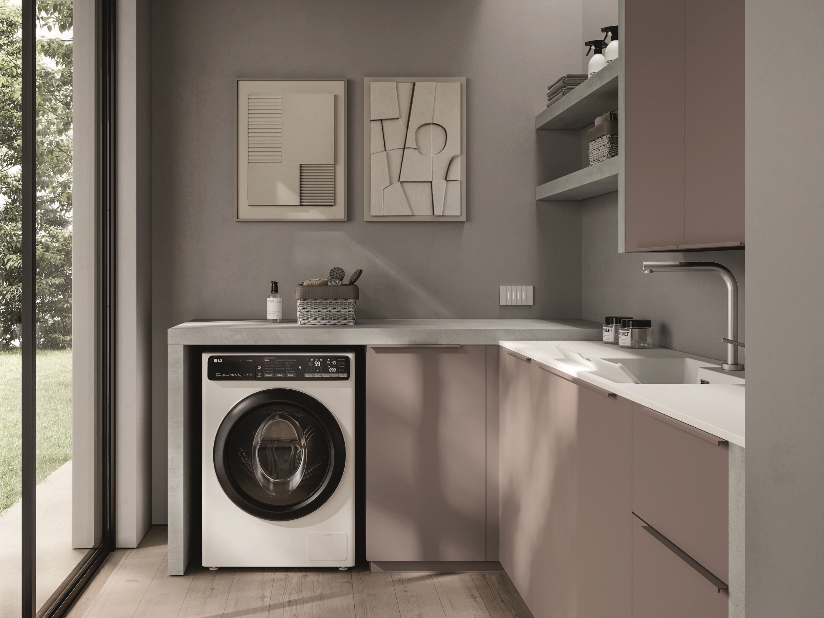 Модульный шкаф для белья Ideagroup пространство-время ARCH-00126832