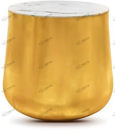 Scarlet Splendour Круглый журнальный столик из мрамора Terra sun-id-1462049