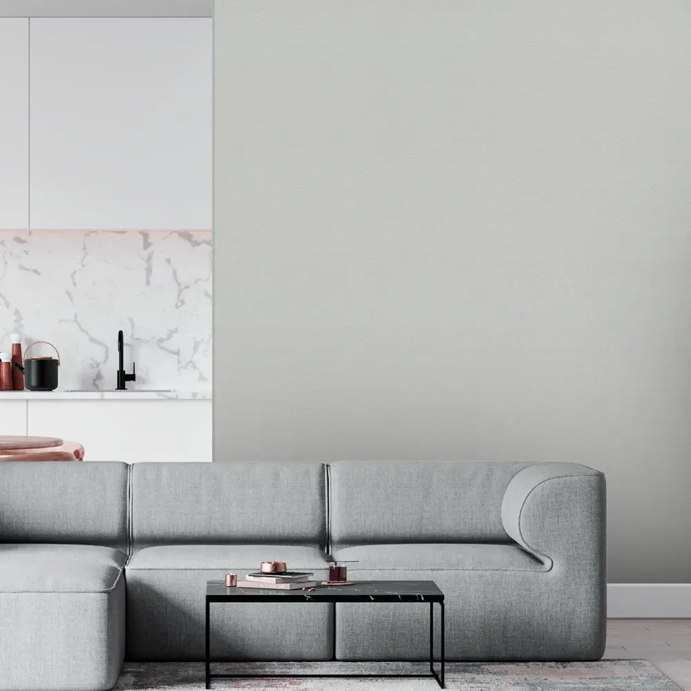 Флизелиновые обои Santreyd Соул жемчужные белые 1.06 м 89398670 STLM-1507933 - Вид №2