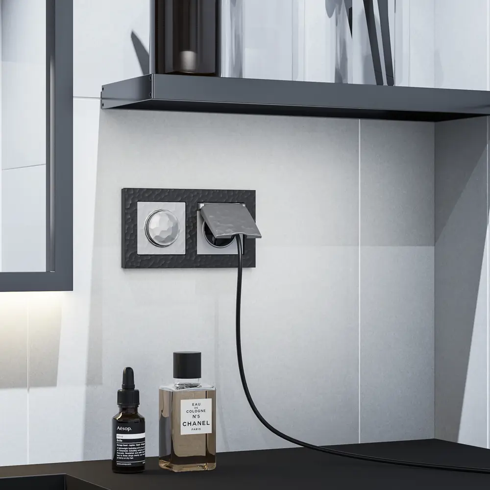 Диммер встраиваемый Werkel Hammer цвет серебряный STLM-2141790 - Вид №4