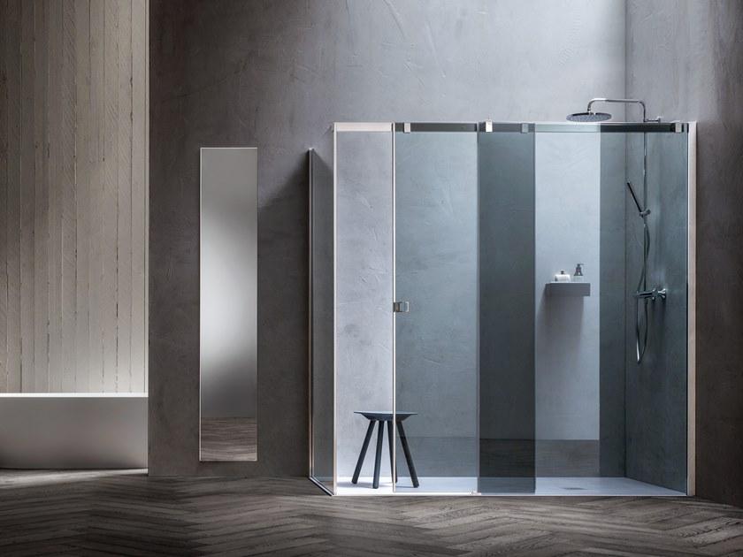 ARBLU Душевой уголок угловой с раздвижной дверцей Otto sun-id-1454157 - Вид №5