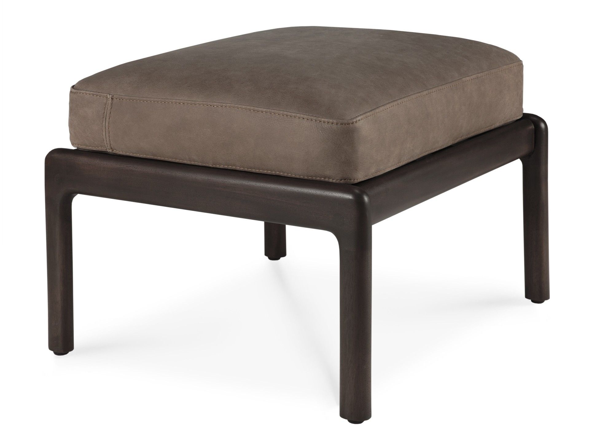 Мягкая подставка для ног из нубука Ethnicraft MAHOGANY JACK BROWN ARCH-00111176