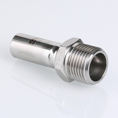 VTi.906.I.001806 Фитинг из нержавеющей стали – вставка с наружной резьбой Valtec 18 мм х 1"  - Вид №1