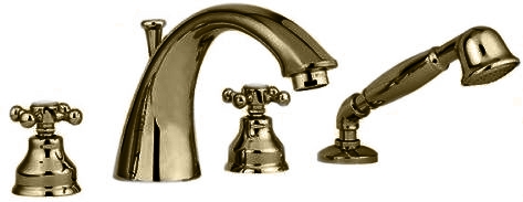 Смеситель MIGLIORE Lady ML.LAD-981.CRDO для ванны/душа - хром/золото  - Вид №2