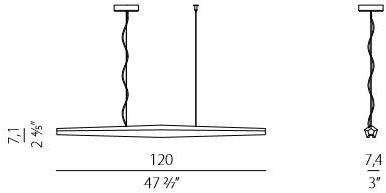 PANZERI Светодиодный подвесной светильник из алюминия Viisi sun-id-1469654 - Вид №6