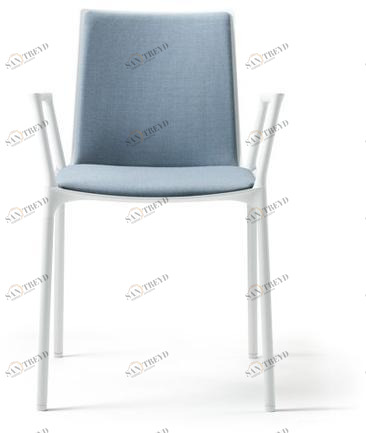 Wiesner-Hager Штабелируемый тканевый стул для ресторана с подлокотниками Macao 6837-202