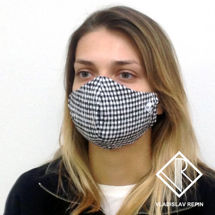 VLDW330 Маска повязка защитная дизайнерская на лицо Santreyd 