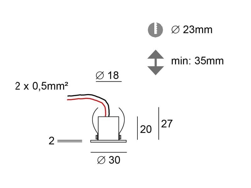 Открытый утопленный светодиодный прожектор BEL-LIGHTING TINI 1 ARCH-00095116 - Вид №2