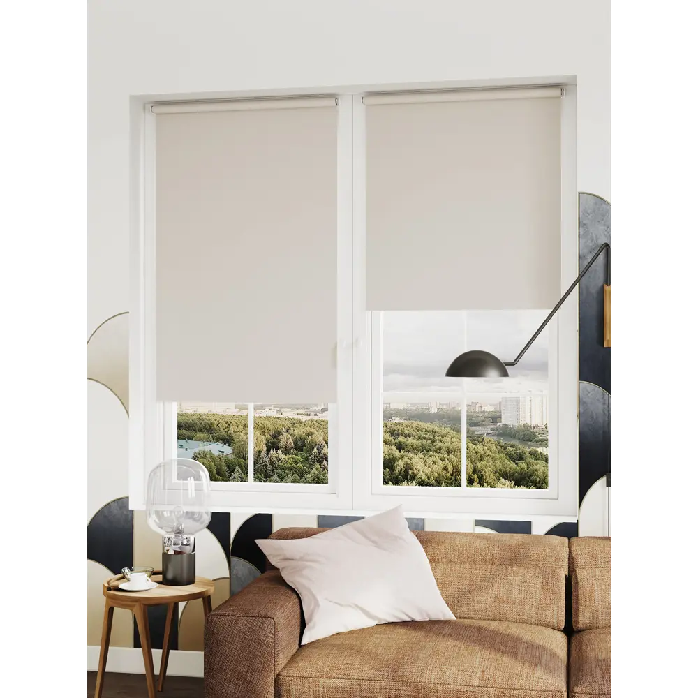 Штора рулонная Сансет 57x175 см белая DOMLEGRAND STLM-2206091 - Вид №5