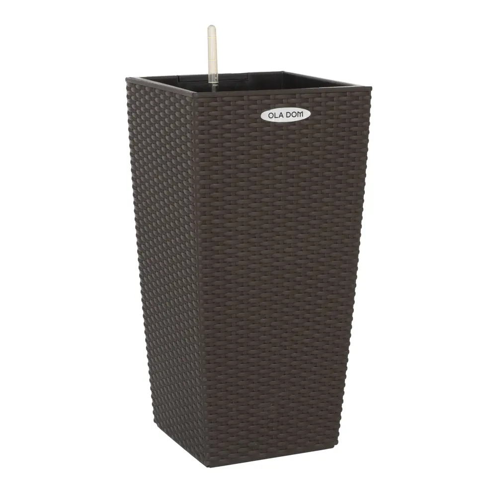 Кашпо для цветов Ola Dom Rattan 31 л коричневый Santreyd STLM-2154004 - Вид №1