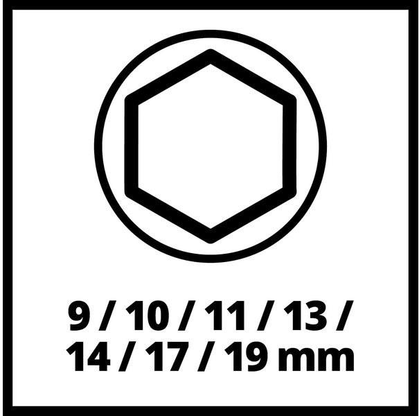 EINHELL Пневматическая храповая отвертка Accessori utensili sun-id-1372629 - Вид №6