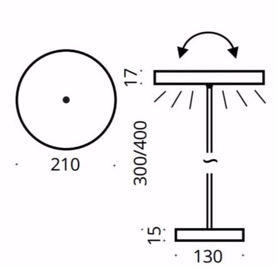 Top Light Настольная лампа регулируемая светодиодная с фиксированным кронштейном Sun sun-id-1359387 - Вид №5