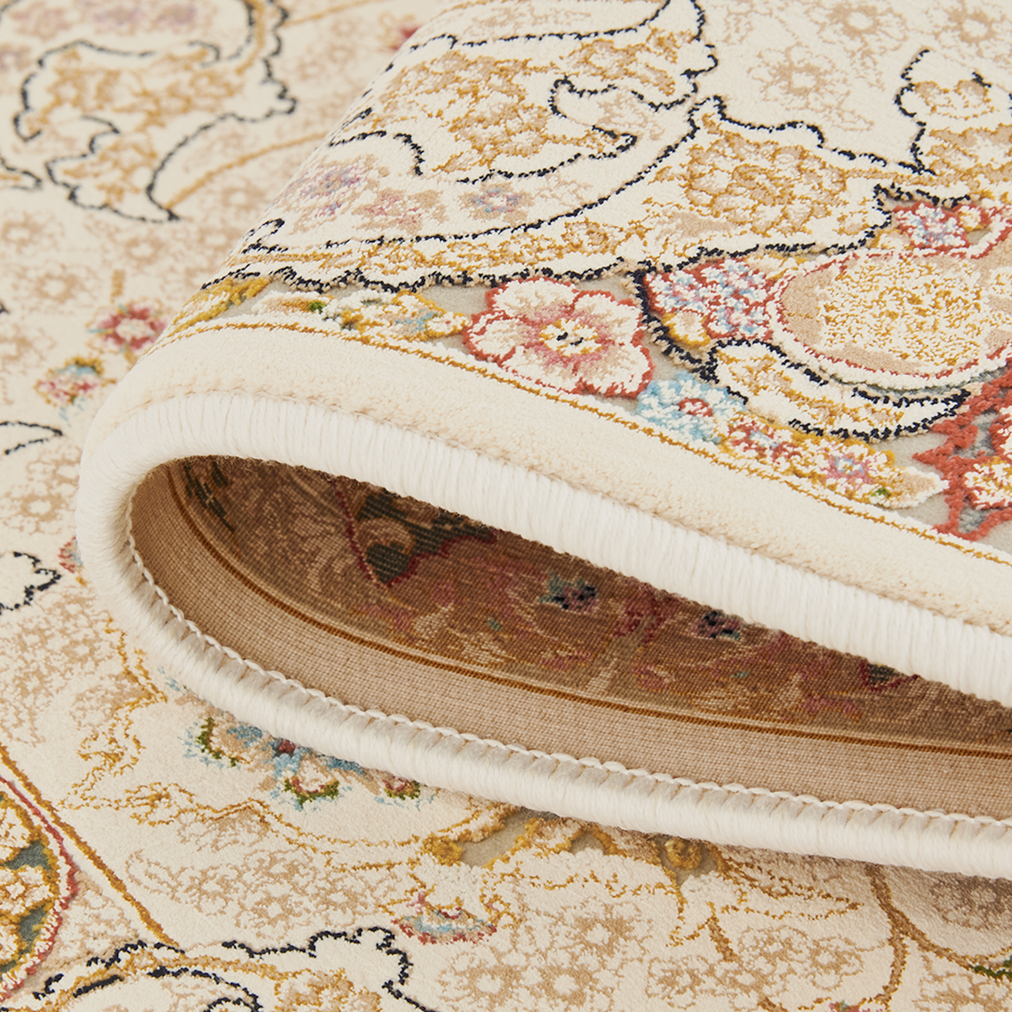 86370494 Ковер полиэстер Anisa 50х80 см цвет кремовый STLM-0068236 Santreyd  - Вид №2