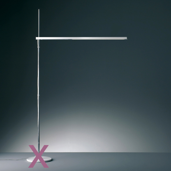 Торшер белый 139х85 см Talak lettura Fluo 0684010A ARTEMIDE  00-3882418 Бежевый;белый  - Вид №2