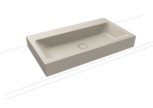 Умывальник KALDEWEI Сталь эмалированная 3086 445 теплый серый 10