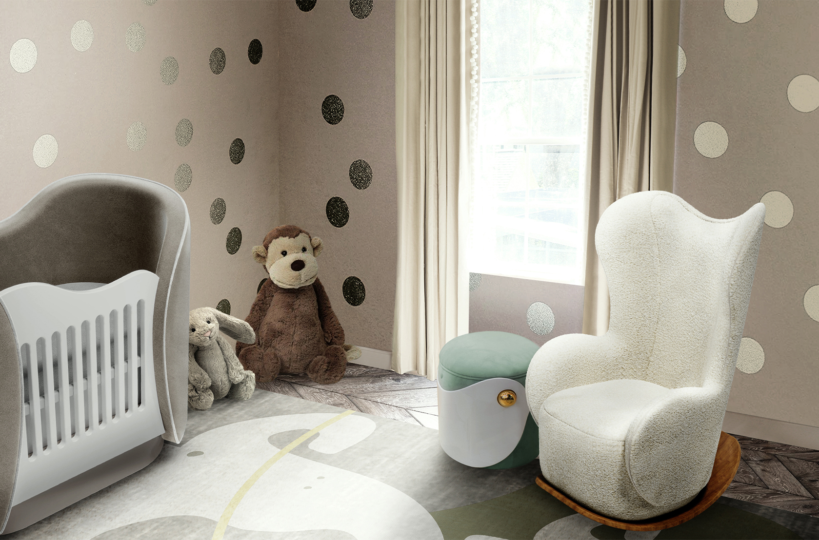 CIST774 Детские ковры Силовой слон Circu  - Вид №5