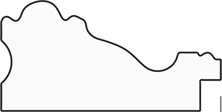 BY 3077 Зеркало в багетной раме - версаль кракелюр 64 mm EVOFORM Definite - Вид №4