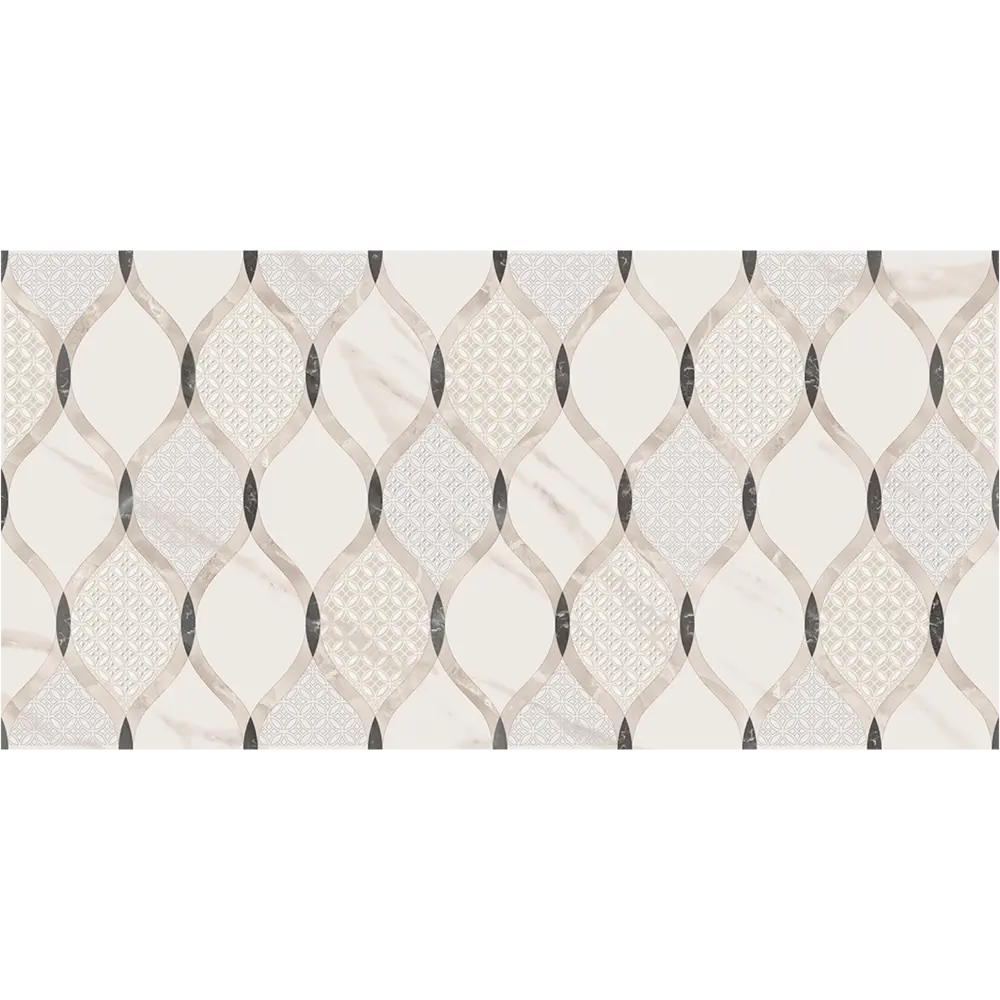 Плитка настенная Azori Astra Arabesco 31.5x63 см 1.79 м² матовая цвет бежевый STLM-2196984 - Вид №1