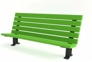 Nola Industrier Скамья из стали со спинкой Kajen