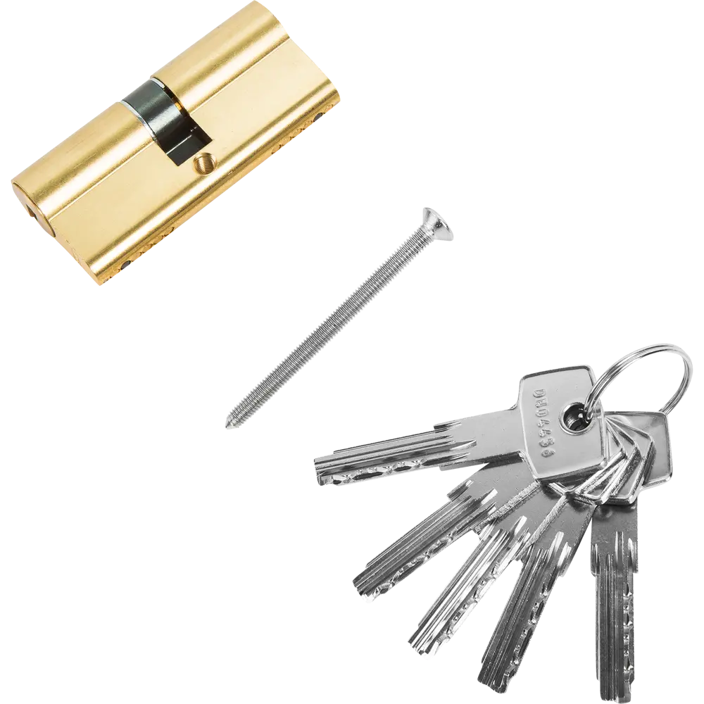 Цилиндр ABUS D6MM 35/35 с защитой от взлома в золотом исполнении 82441684 STLM-0027356 - Вид №1