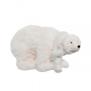 233641 Фигурка декоративная "Белый медведь" 38 х 17 х 21 см РЕМЕКО