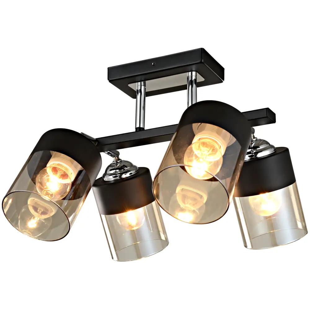 Потолочная люстра INSPIRE Amber с янтарными плафонами для гостиной 85113376 STLM-0058953 - Вид №5