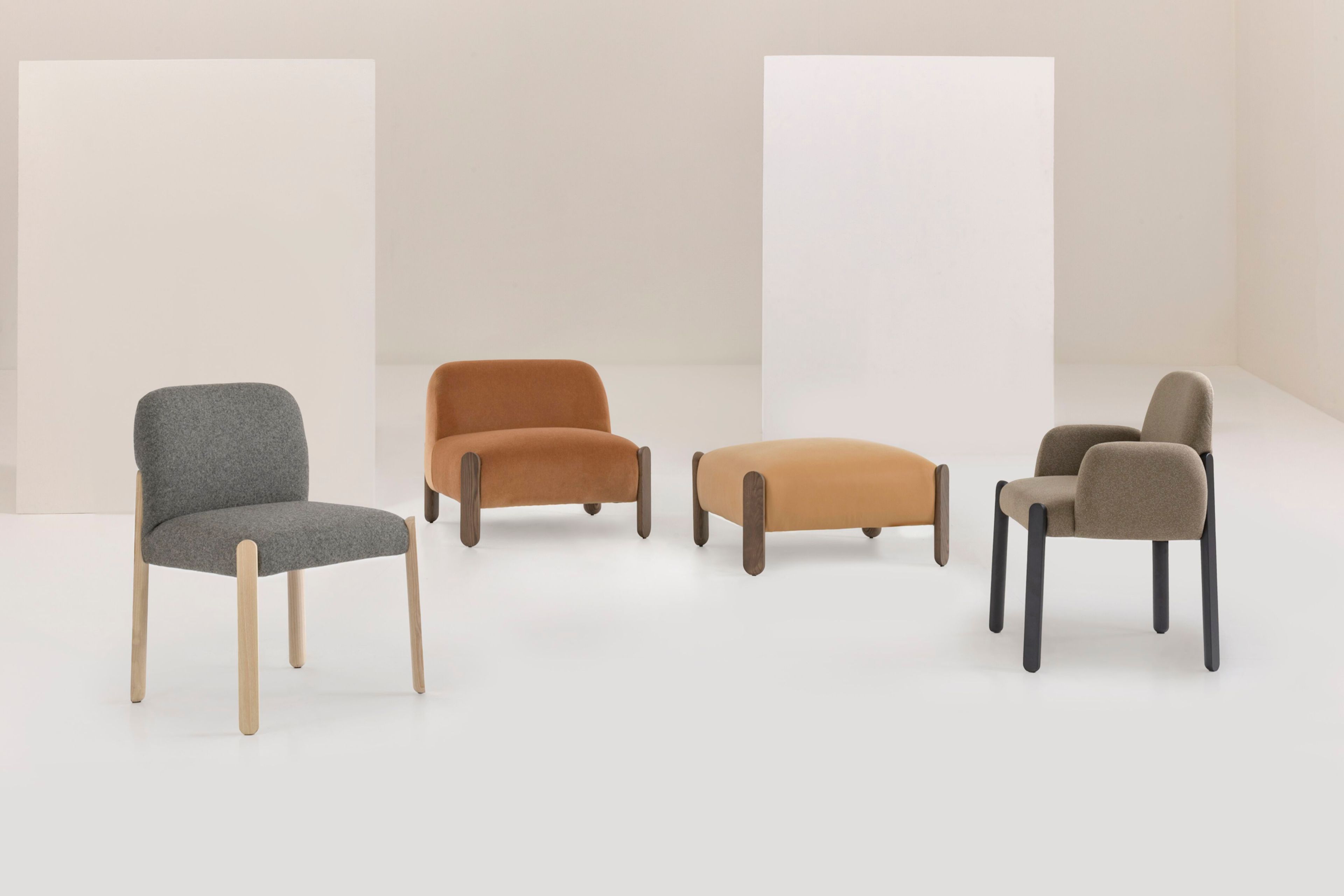 Мягкое кресло из ясеня с подлокотниками Billiani Babà Soft ARCH-00015836 - Вид №2