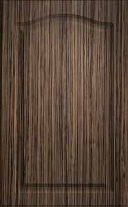 Фасады для кухни Классика Фрезеровка «Классика+» Зебрано темное №119