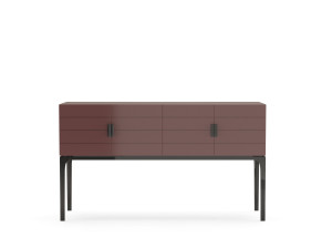 Деревянная прямоугольная консоль с ящиками