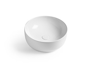 Керамическая столешница круглый умывальник