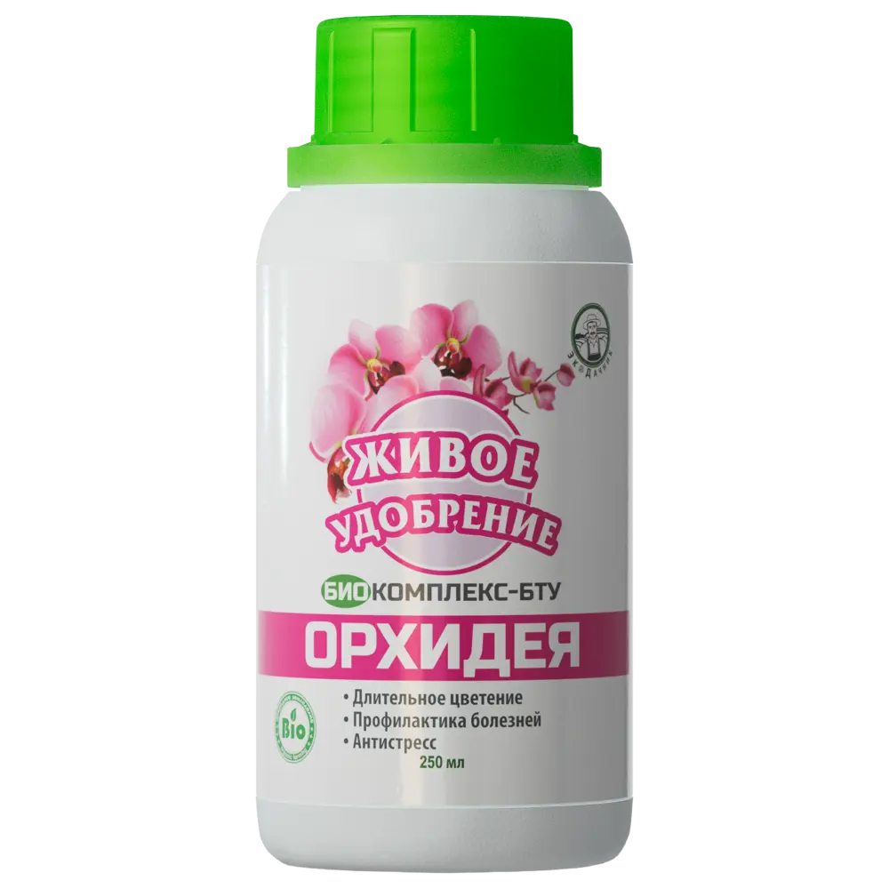 Удобрение Экодачник Живое удобрение БК-БТУ для орхидей 250 мл STLM-2143077