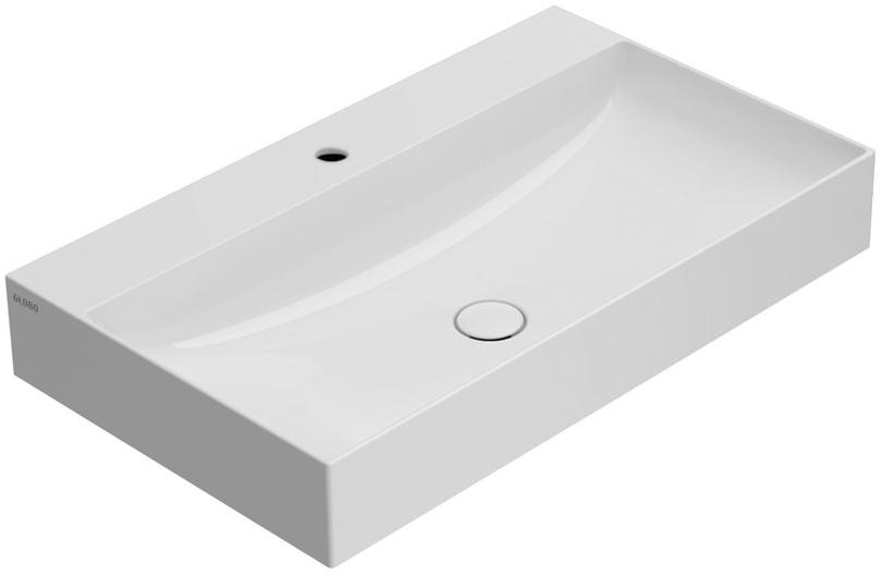 B6r81/63/65/51 .bi Накладная раковина на столешницу  овальная Ceramica Globo T-EDGE - Вид №1