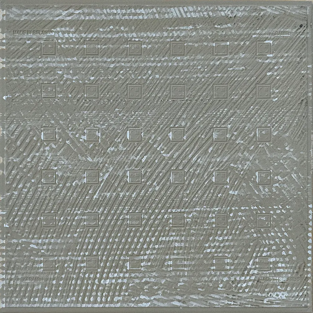 Глазурованный керамогранит Керамин Эдел 40x40 см 2.08 м² матовый цвет белый STLM-2003576 - Вид №5