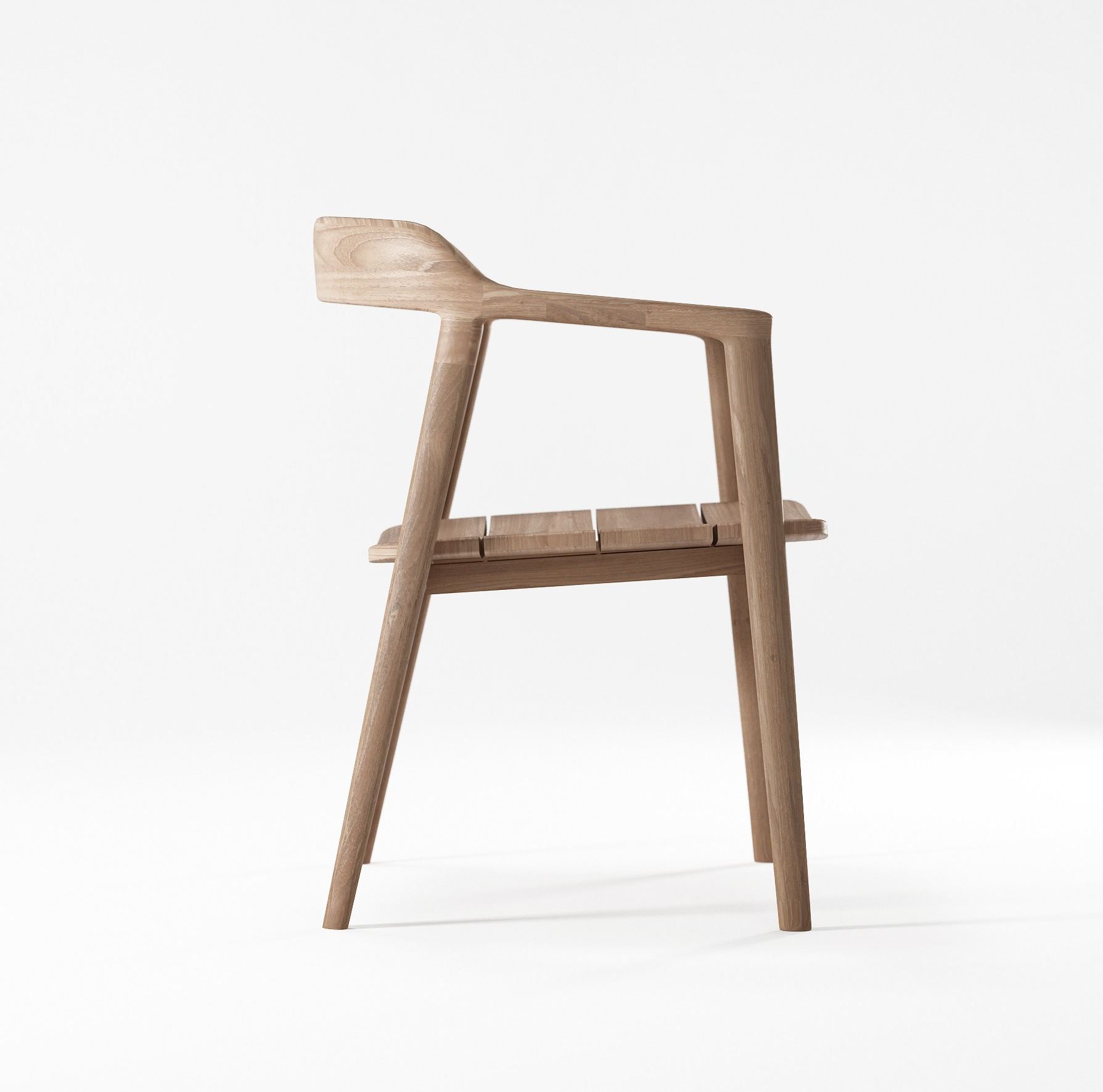 Стул из тикового дерева с подлокотниками KARPENTER Grasshopper Outdoor ARCH-00022537 - Вид №5