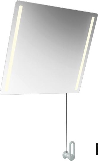 801.01.401 Зеркало со светодиодной подсветкой плюс HEWI Serie 477/801 